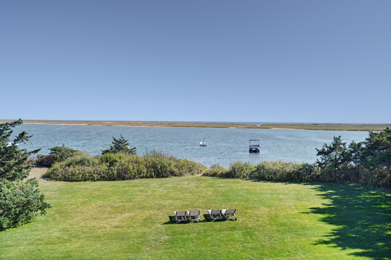 93 Edgartown Bay Road Edgartown, MA 02539 - Photo 29 of 34 Beautiful Lawn Right To The Water