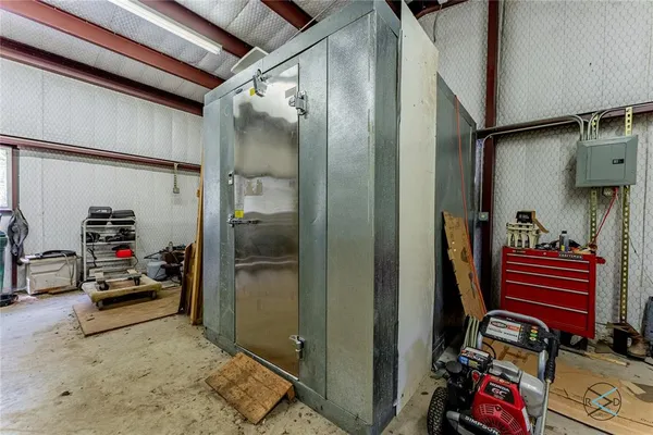 a view of storage and utility room