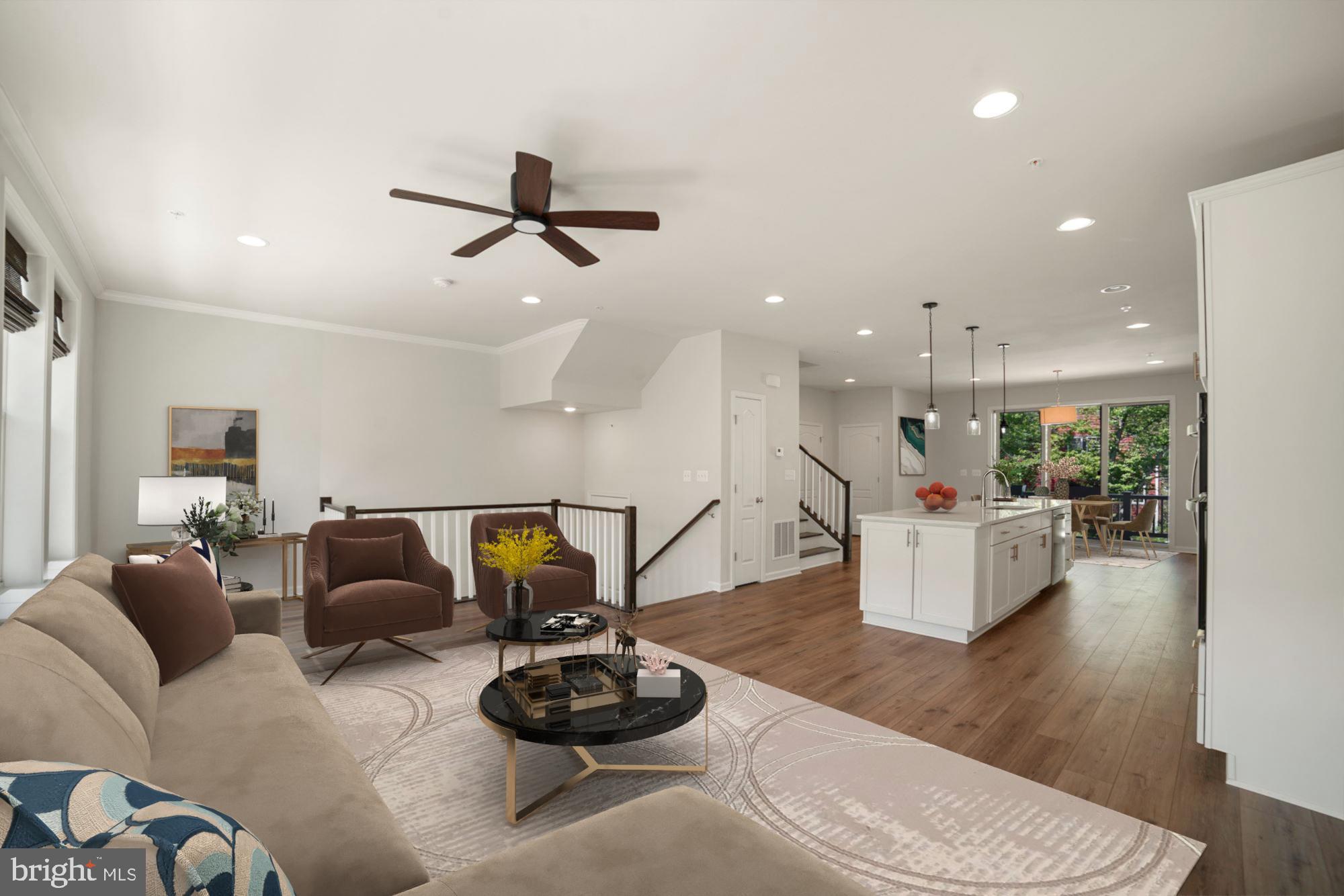 17836 Porter Road Ashton, MD 20861 - Photo 9 of 40 Living Room Virtually Staged