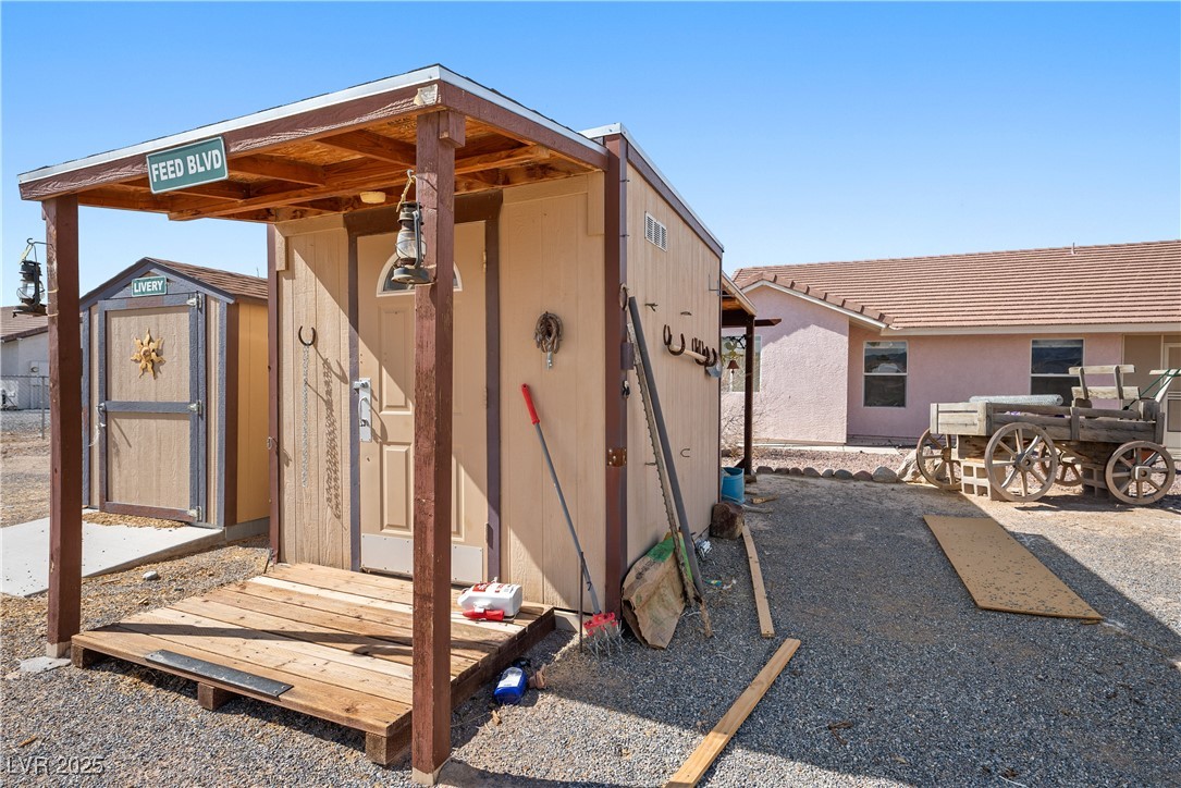 3581 Ranger Way Pahrump, NV 89048 - Photo 45 of 57 View of shed