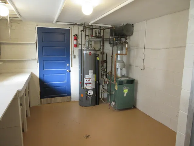 a view of a hallway with stairs