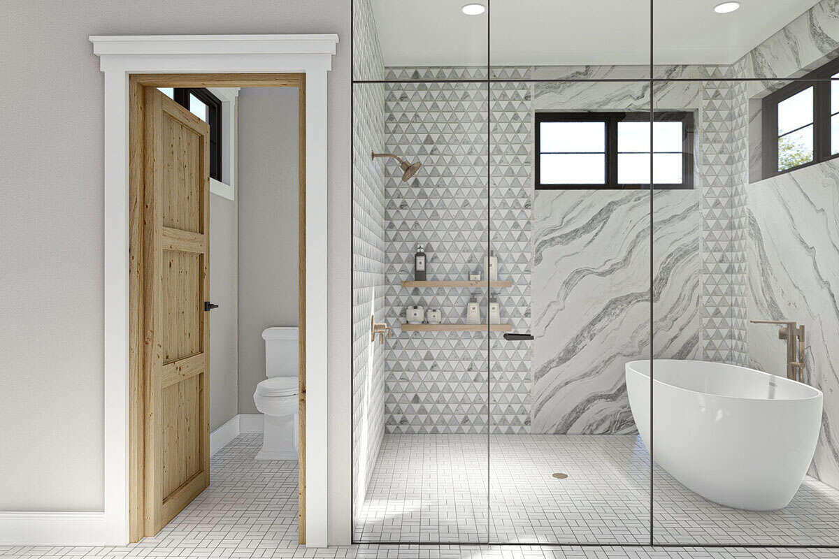 1060 Topside Road Louisville, TN 37777 - Photo 28 of 31 Primary Bath & Soaking Tub Render