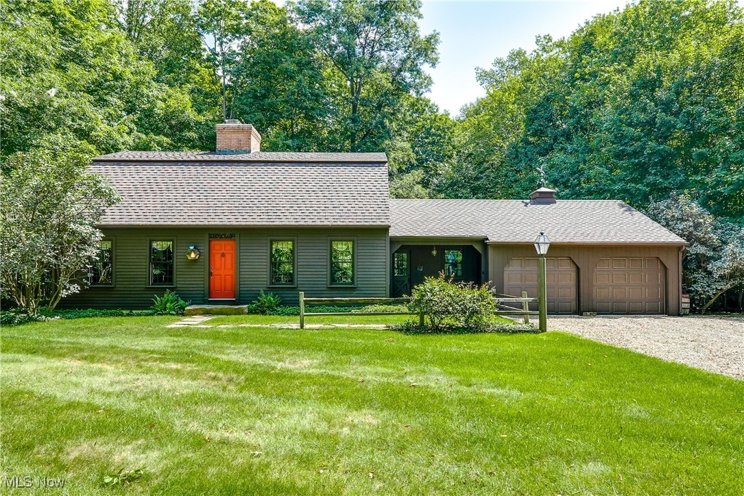 9699 Acme Road Rittman, OH 44270 - Photo 1 of 36 Ranch-style home with a garage and a front yard
