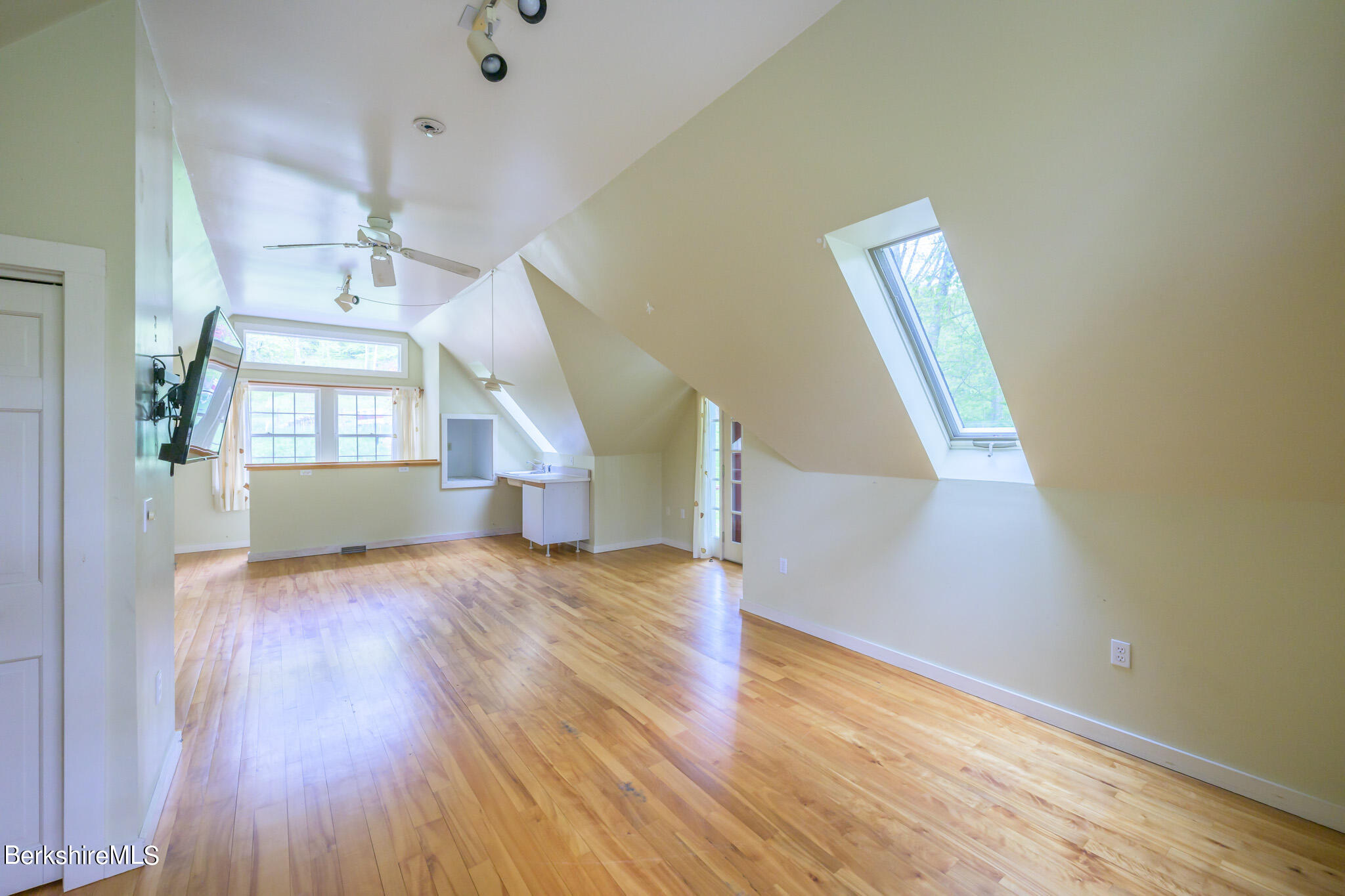 258 E Road Alford, MA 01266 - Photo 35 of 38 wooden floor in an empty room with a window