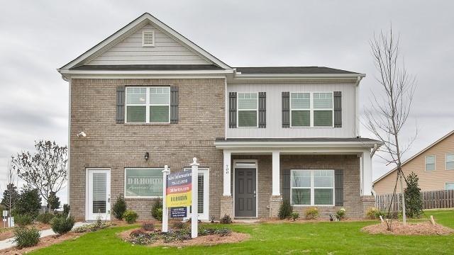 5386 Flat Rock Point Stonecrest, GA 30038 - Photo 1 of 1 a front view of a house with a yard
