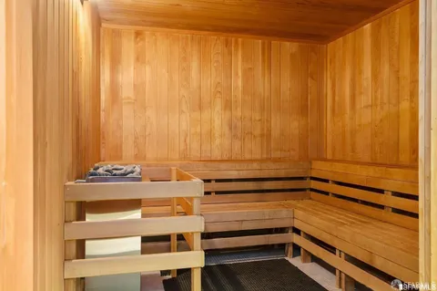 a view of a dining room with lots of tables and chairs
