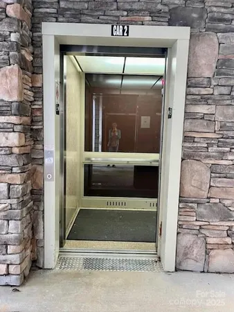 a view of front door of house