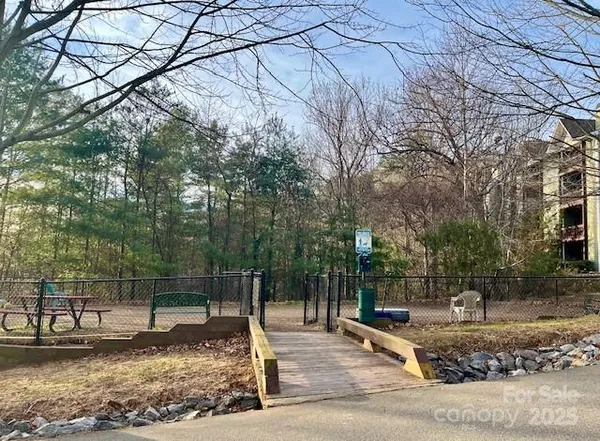 a backyard of a house