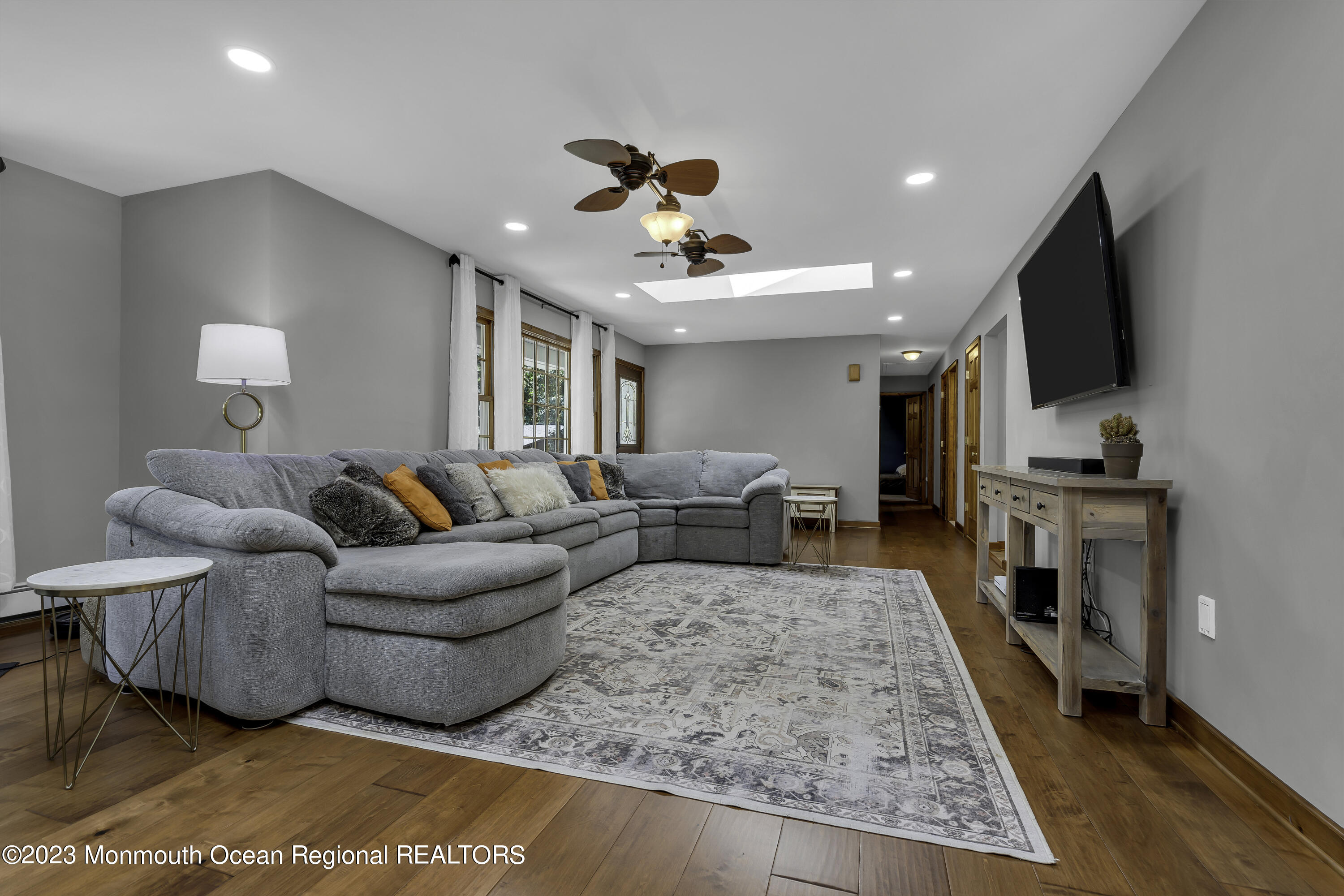 3 Allen Terrace New Egypt, NJ 08533 - Photo 14 of 97 a living room with furniture and a flat screen tv