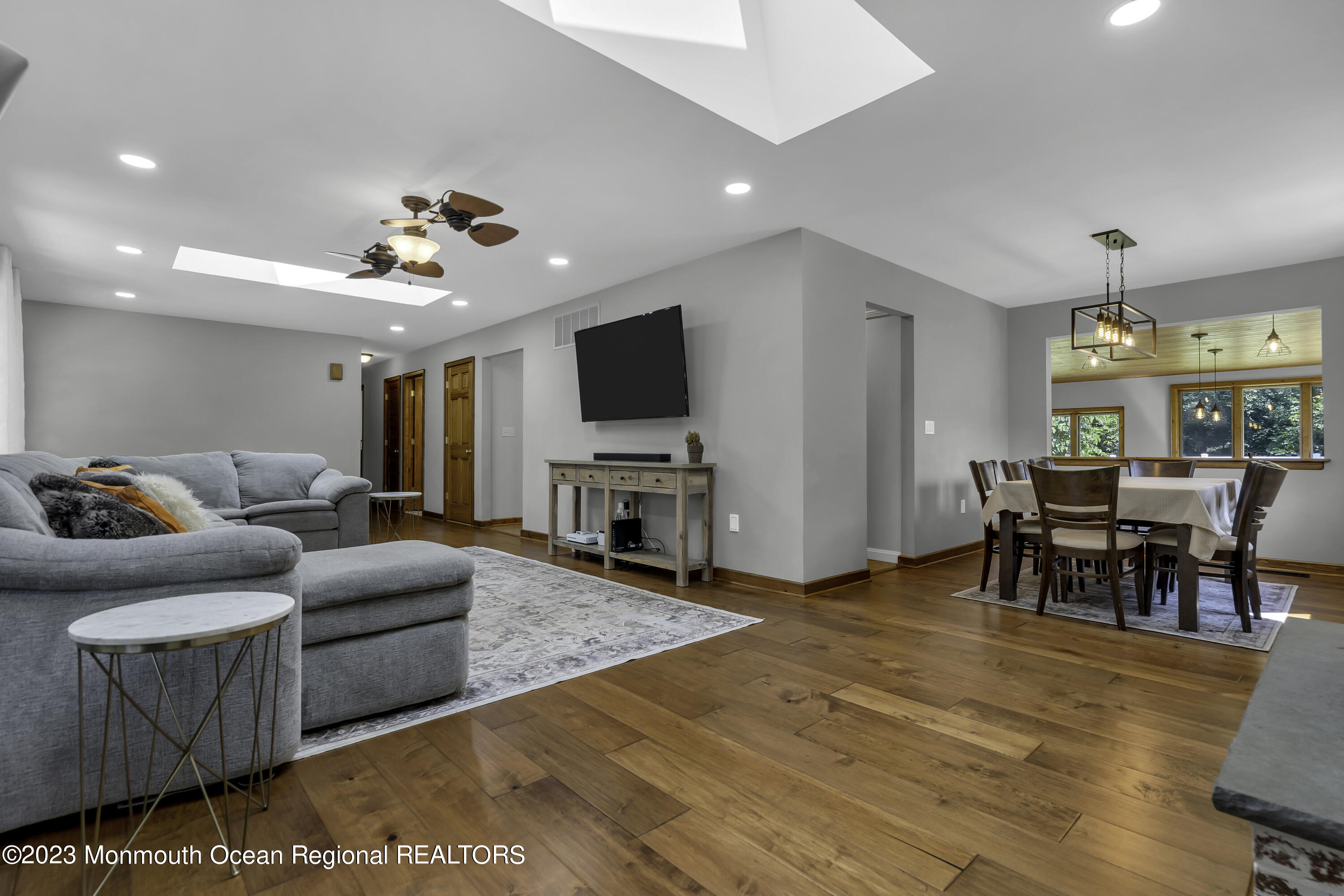 3 Allen Terrace New Egypt, NJ 08533 - Photo 15 of 97 a living room with furniture and a flat screen tv