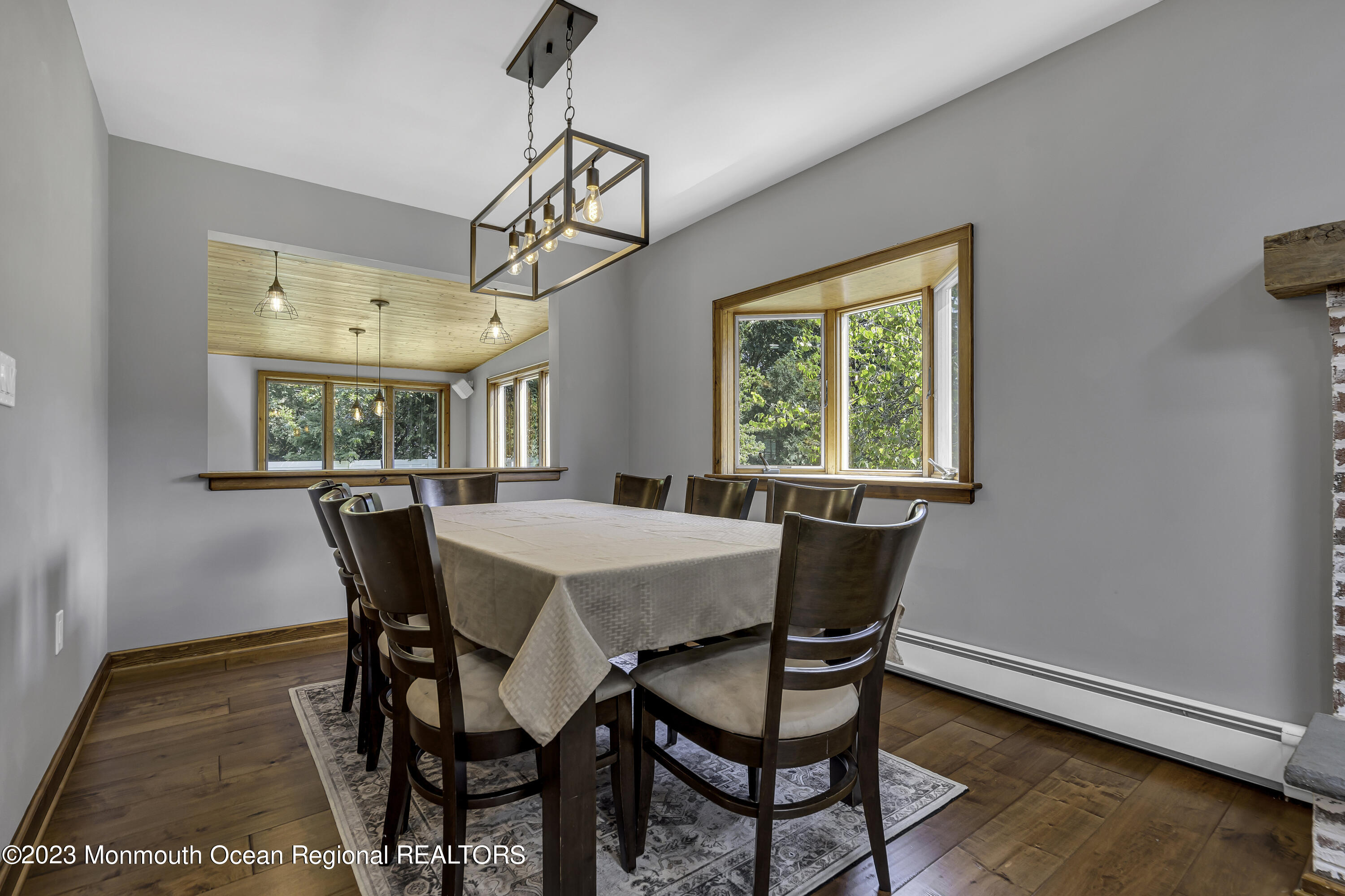 3 Allen Terrace New Egypt, NJ 08533 - Photo 17 of 97 a view of a dining room with furniture window and wooden floor