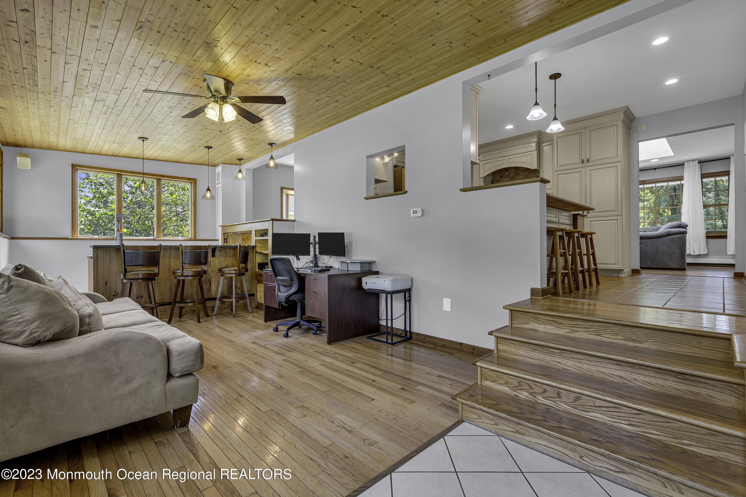 3 Allen Terrace New Egypt, NJ 08533 - Photo 27 of 97 a living room with furniture kitchen view and a chandelier