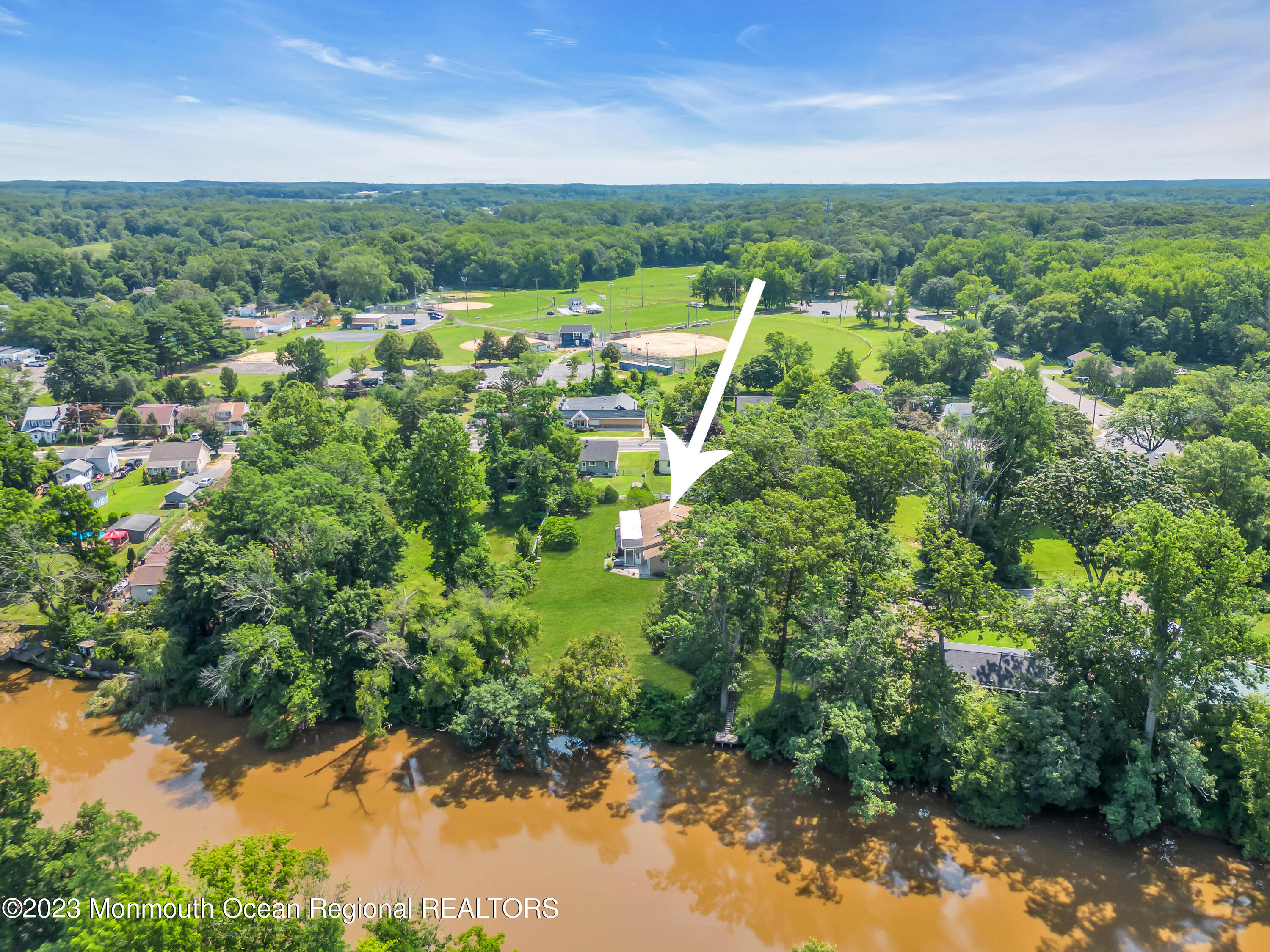 3 Allen Terrace New Egypt, NJ 08533 - Photo 70 of 97 a view of a city with lush green forest