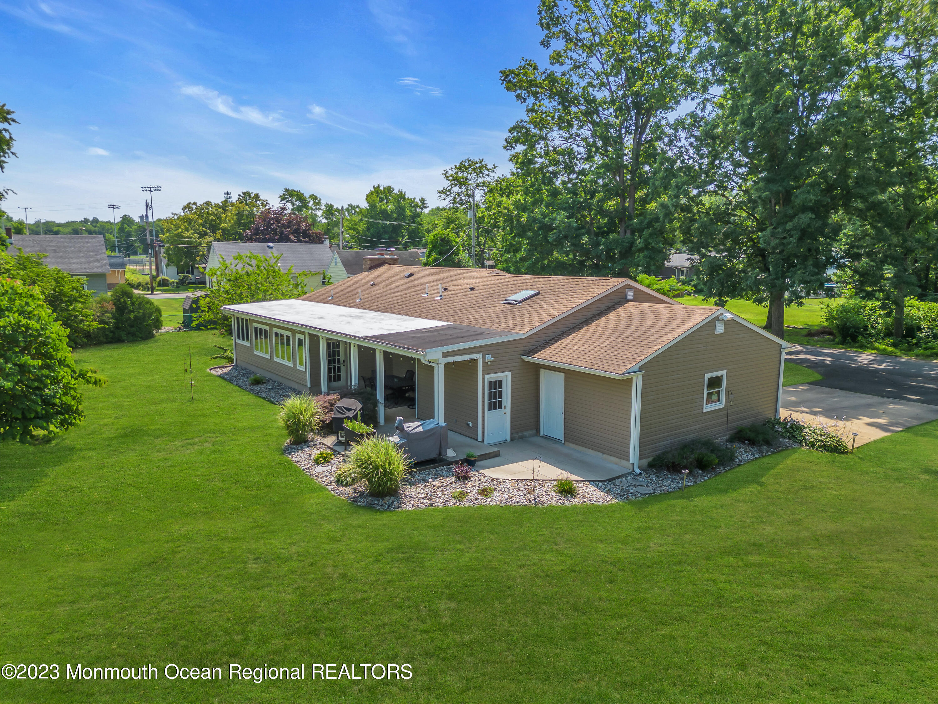 3 Allen Terrace New Egypt, NJ 08533 - Photo 89 of 97 a aerial view of a house with a big yard