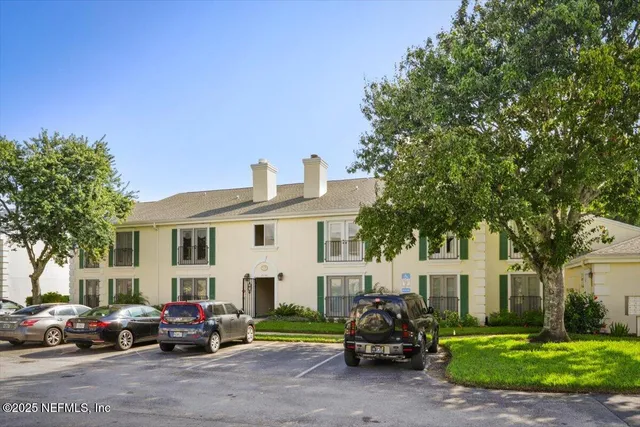 a car parked in front of a house