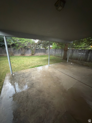 1164 East Mountain Road Logan, UT 84321 - Photo 45 of 45 Covered patio with concrete flooring, supported by metal posts