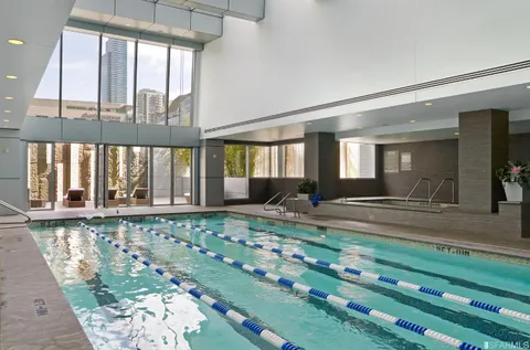a view of a swimming pool