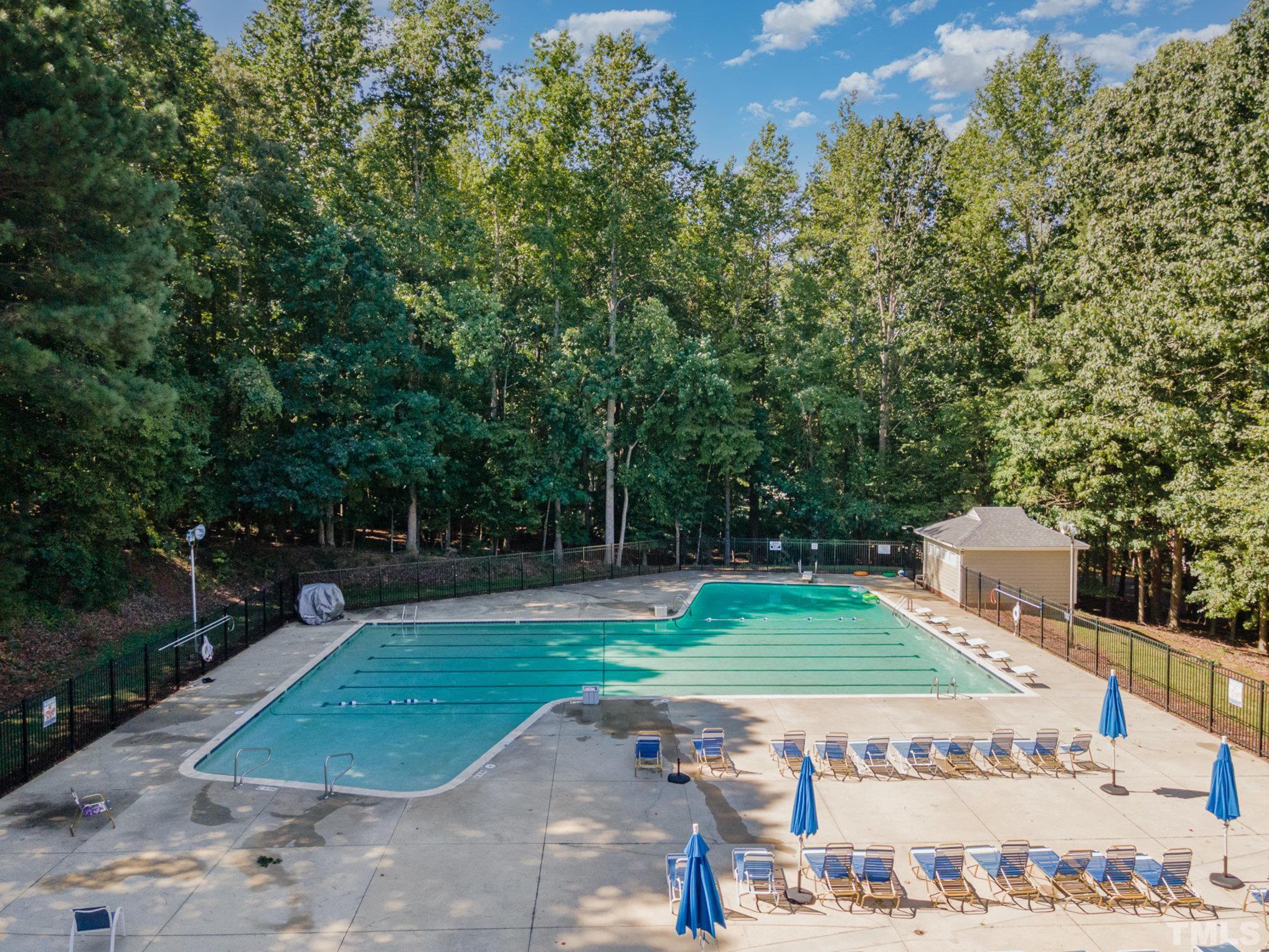 12036 Warwickshire Way Raleigh, NC 27613 - Photo 35 of 40 a view of a basketball court