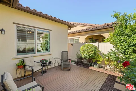 a house view with a seating space