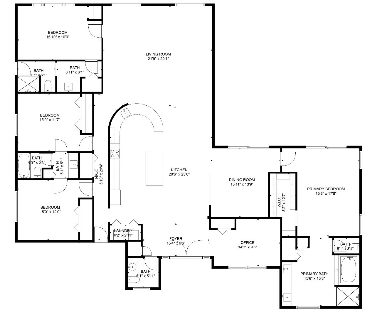 7700 Northeast Spanish Trail Court Boca Raton, FL 33487 - Photo 30 of 30 Floorplan
