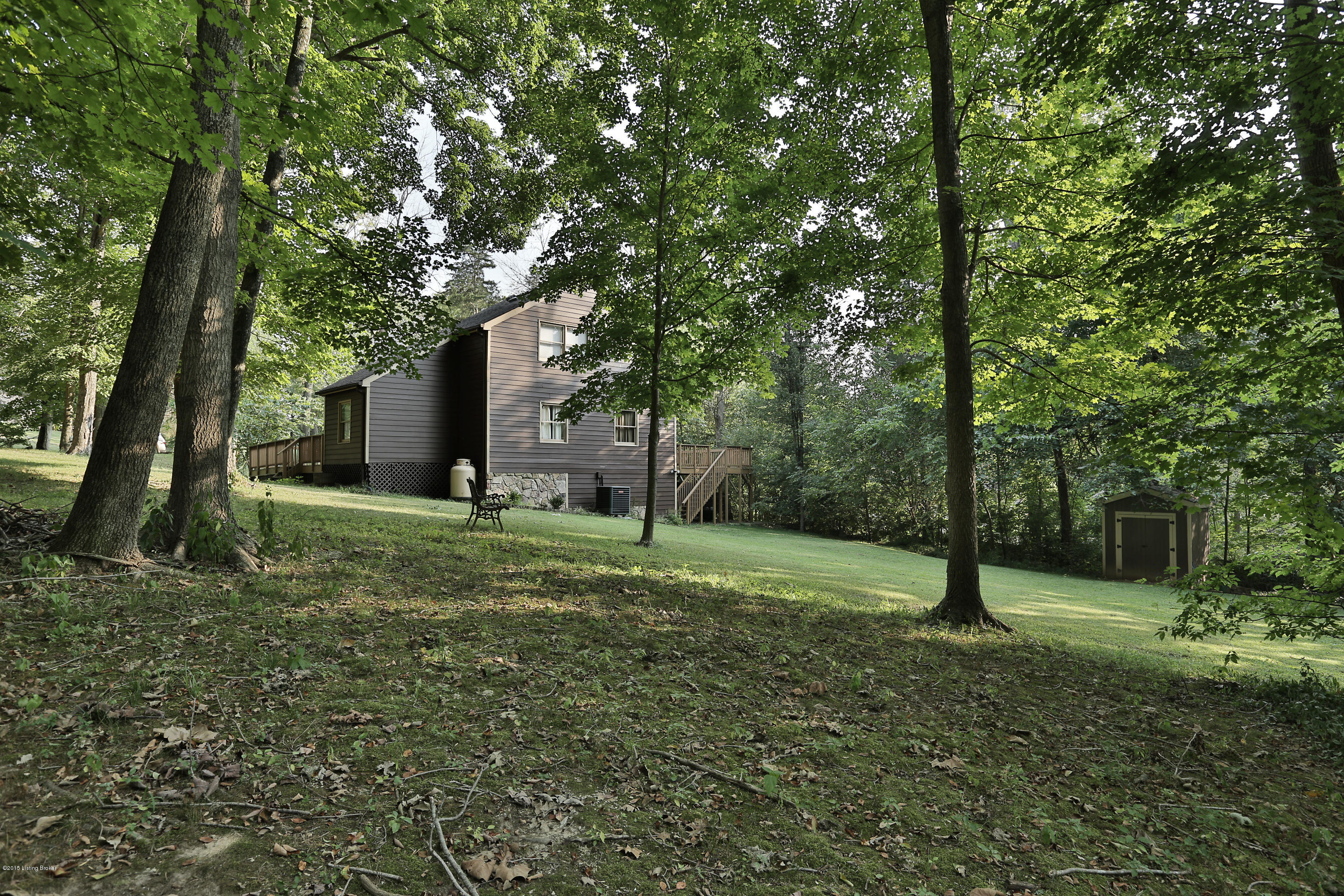 3815 Briar Ridge Road La Grange, KY 40031 - Photo 41 of 46 Rear-from-Woods