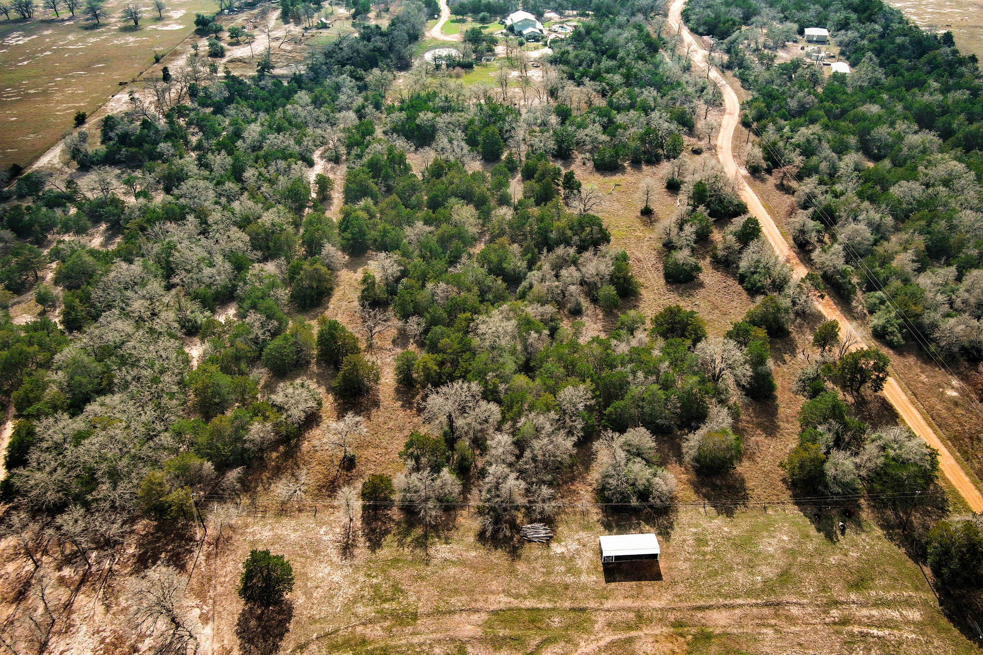 418 Vyvjala Road Smithville, TX 78957 - Photo 40 of 40 Aerial overview of property's location featuring rural landscape