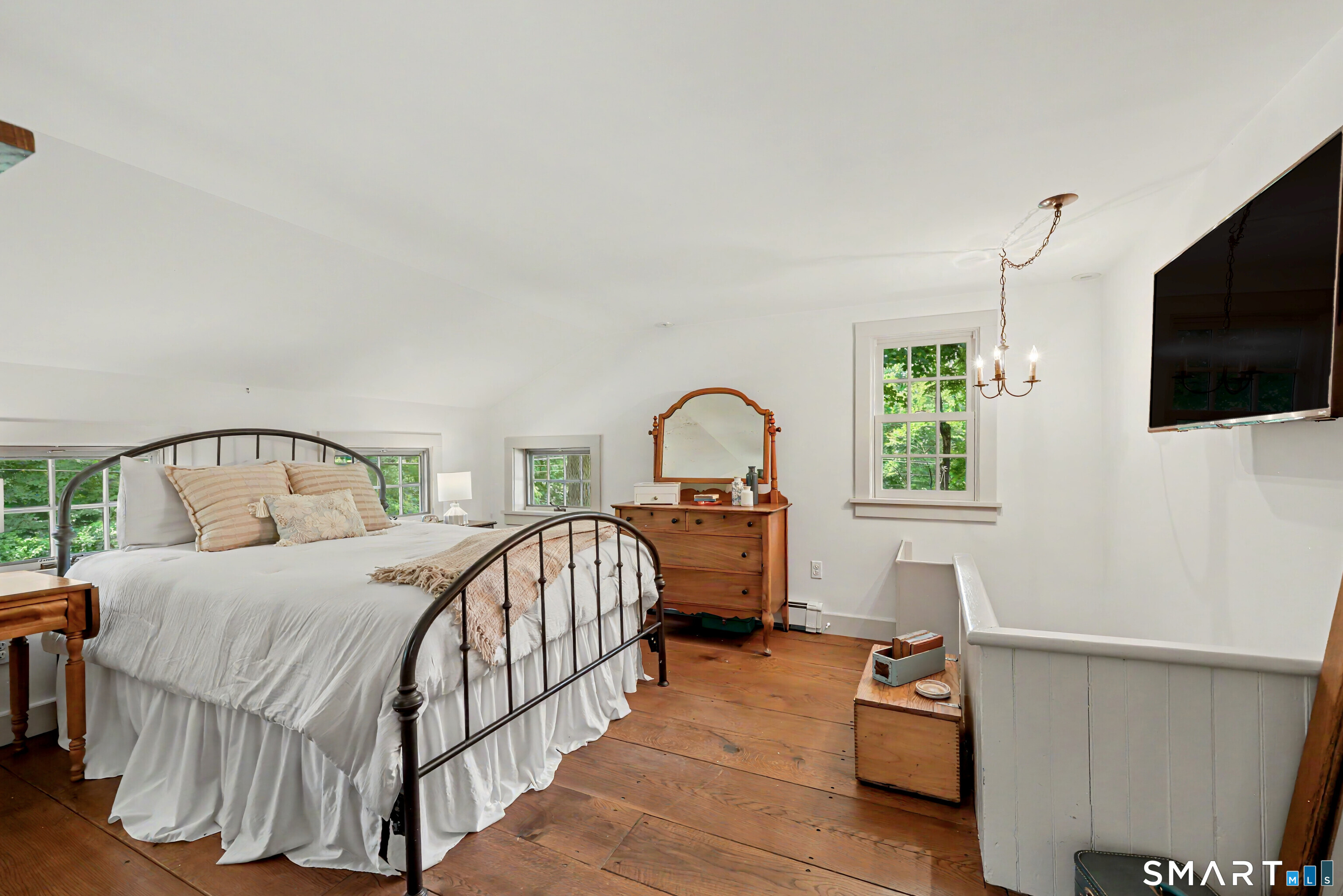 183 Range Road Wilton, CT 06897 - Photo 24 of 40 Original staircase leads to primary bedroom