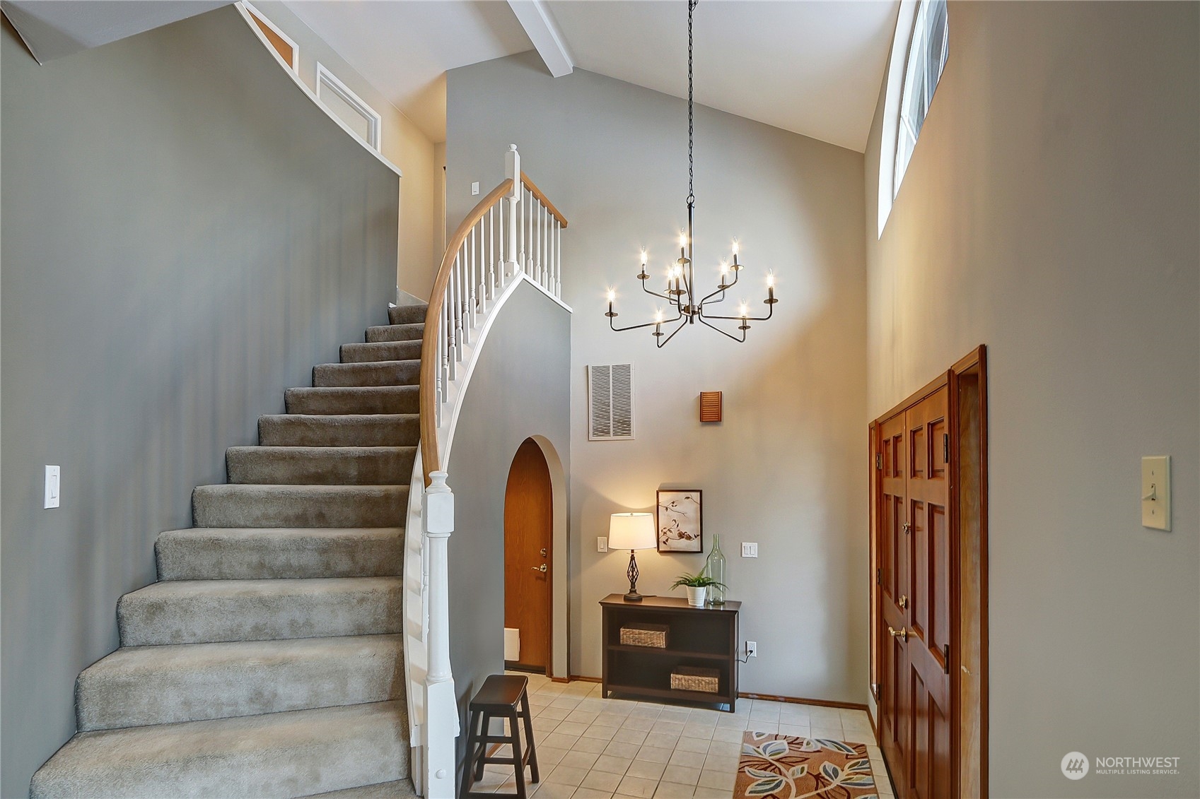 2332 238th Place Southeast Bothell, WA 98021 - Photo 2 of 32 a view of entryway and hall with wooden floor