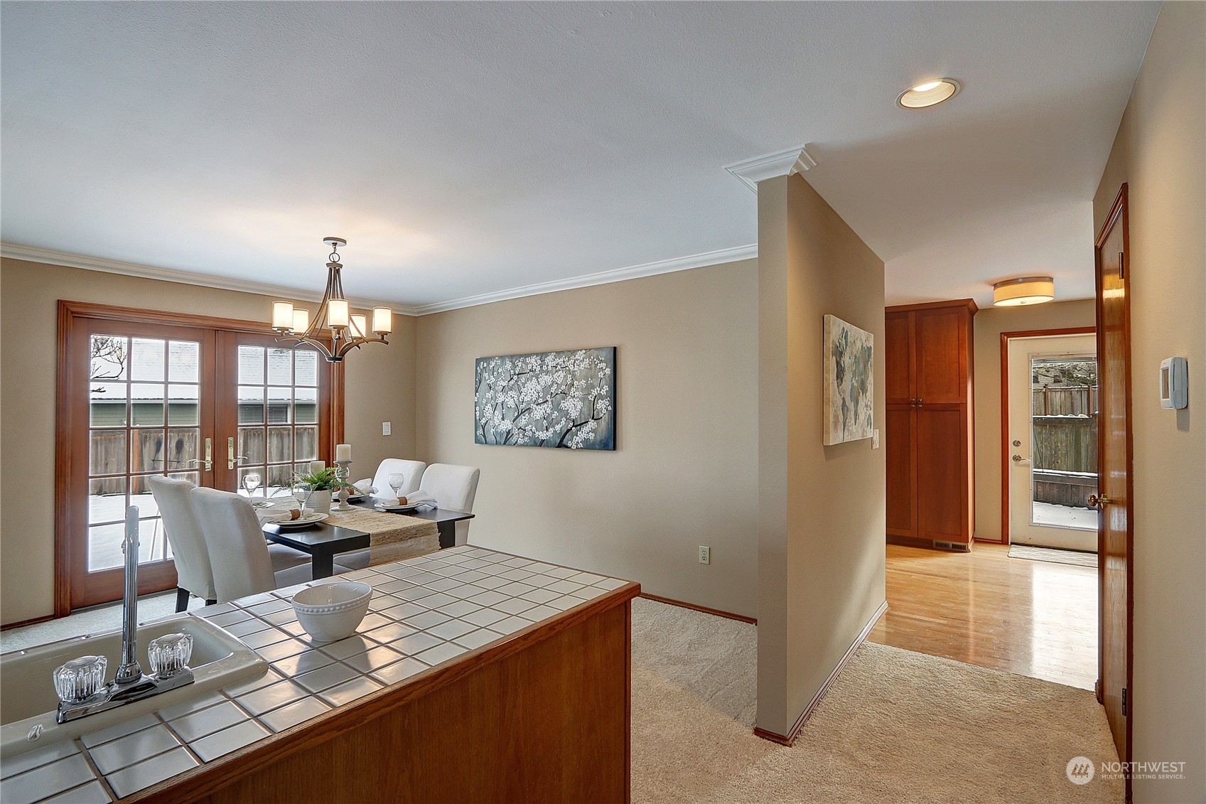 2332 238th Place Southeast Bothell, WA 98021 - Photo 7 of 32 a view of a dining room with furniture window and outside view