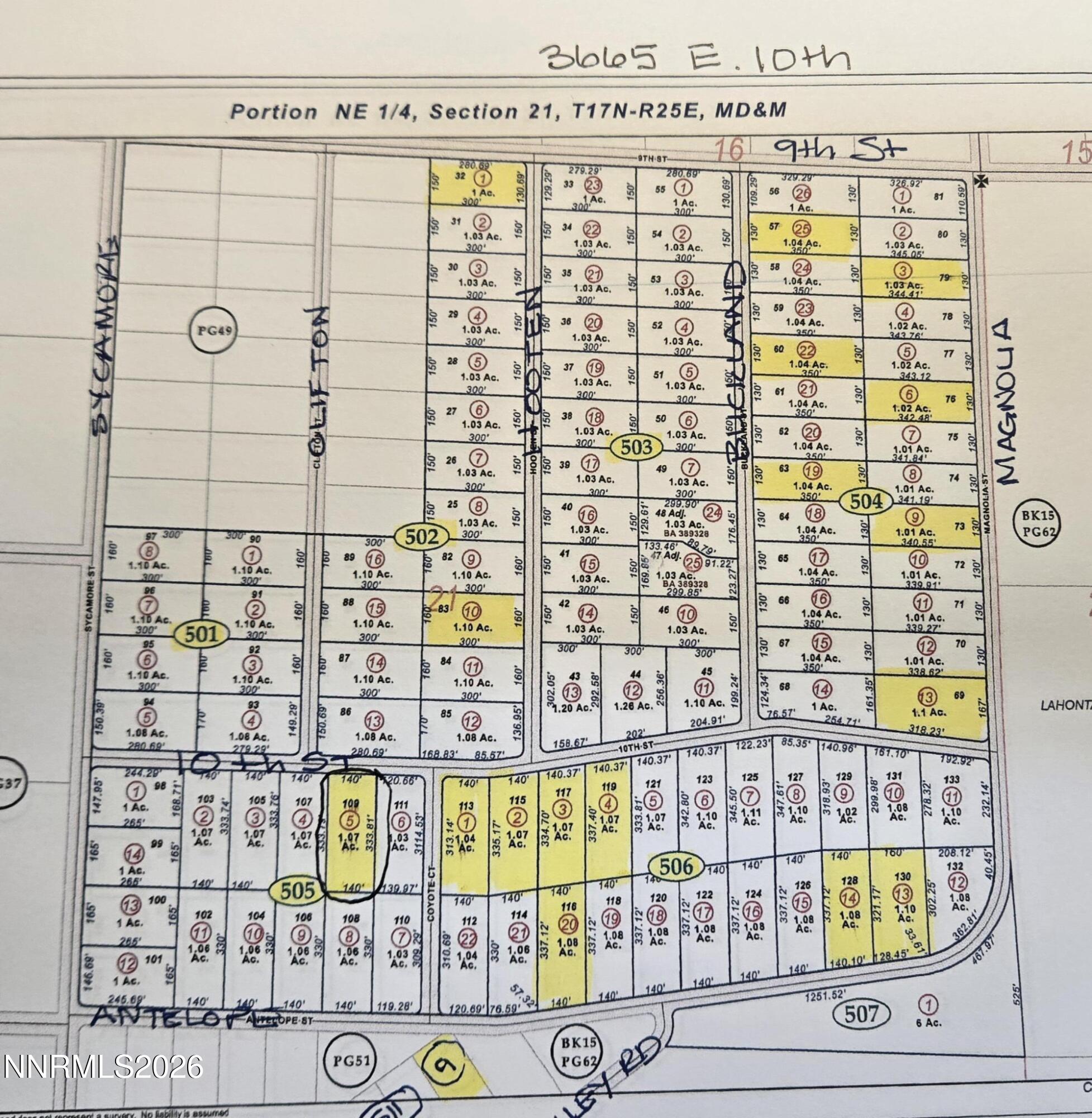 3665 10th Street Silver Springs, NV 89429 - Photo 1 of 2 map