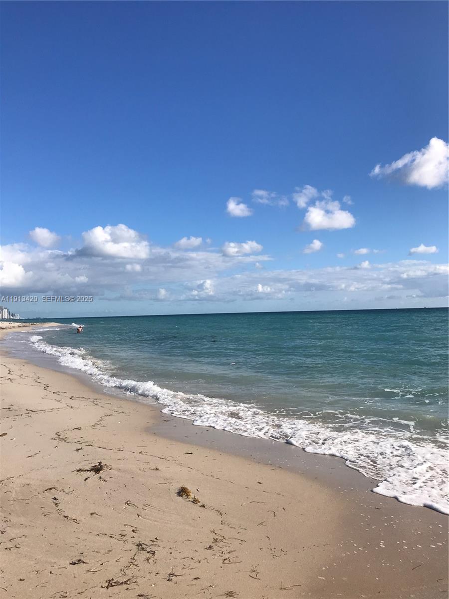 a view of an ocean beach