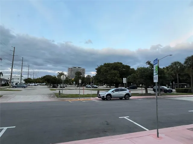 a view of the street