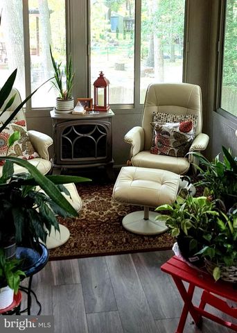 a living room filled with furniture and a potted plant