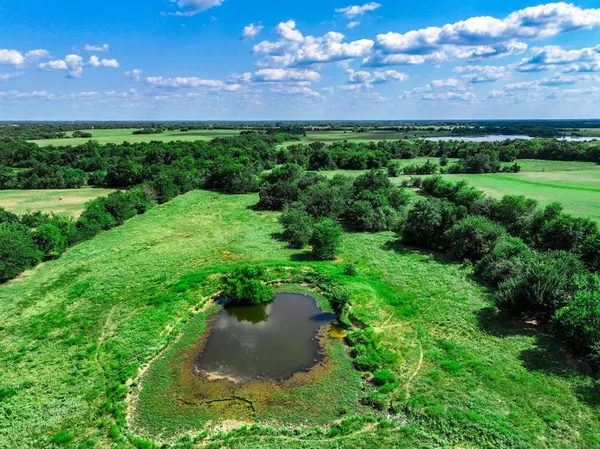 a view of a garden with a building