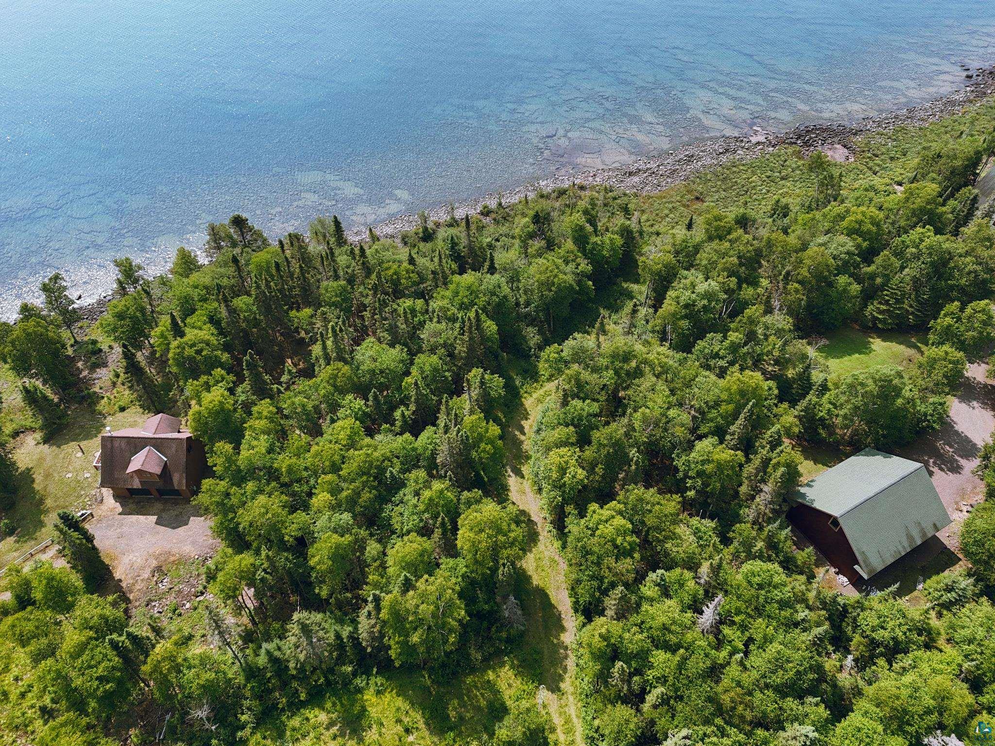 188 Stonegate Road Hovland, MN 55606 - Photo 8 of 33 Drone / aerial view of forested lot