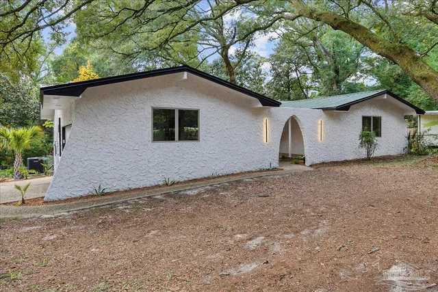 a house with a outdoor space
