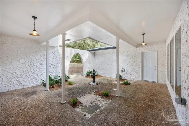 a room with natural light