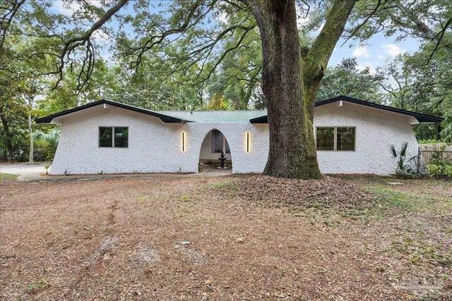 a house with a outdoor space