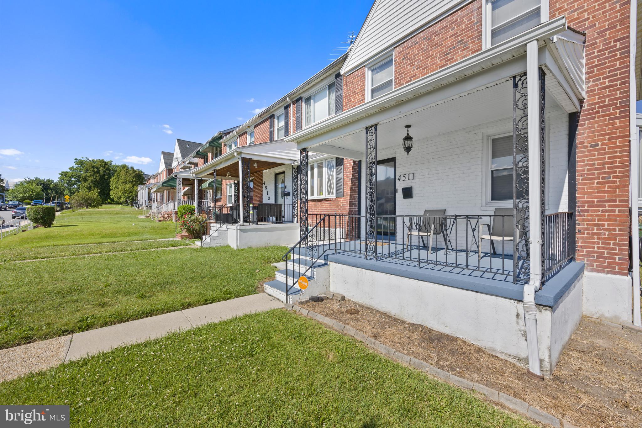 4511 Marble Hall Road Baltimore, MD 21239 - Photo 3 of 48 a front view of a house with a yard