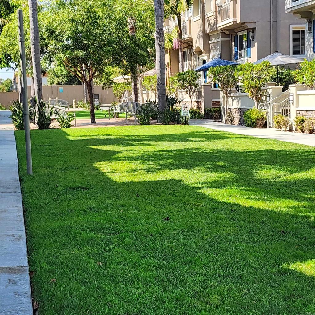 4035 Bluff View Way Carlsbad, CA 92008 - Photo 28 of 38 a garden with trees in the background