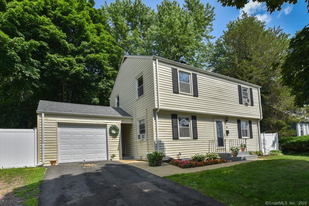 18 Bridlepath Road West Hartford, CT 06107 - Photo 1 of 1 Welcome to 18 Bridlepath Road, West Hartford! This colonial features a fully fenced backyard, front walkway with pavers & an open breezeway connecting to the one car garage.