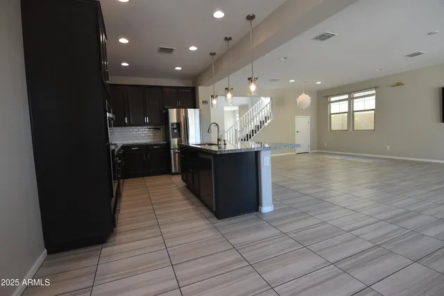 a view of a hallway with the entryway