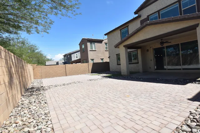 a house view with a outdoor space