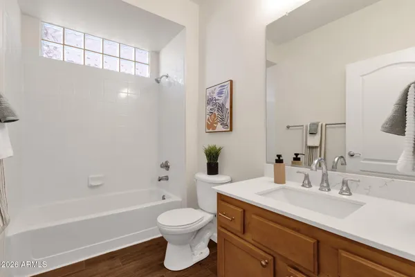 a view of a street with buildings