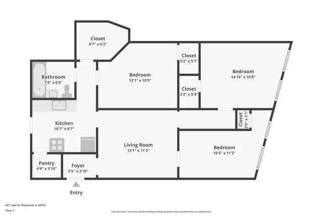 $1,050,000 | 421 Lake Street, Maywood, IL 60153