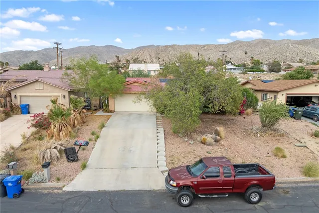 a car parked on the side of the road