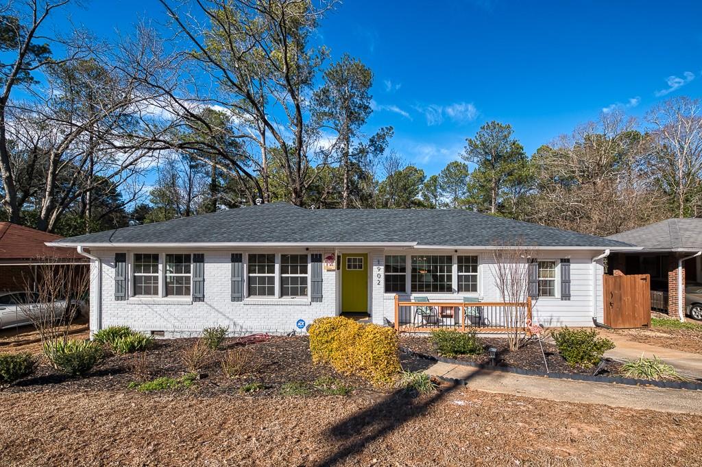 1902 Longdale Drive Decatur, GA 30032 - Photo 1 of 1 front view of a house with a yard