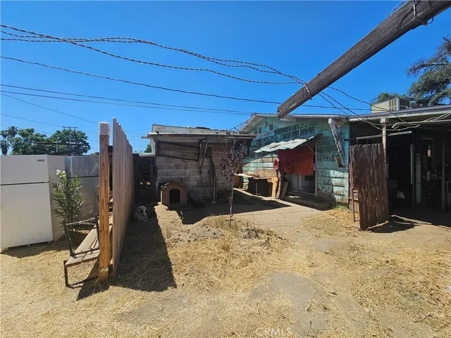 a view of a storage room