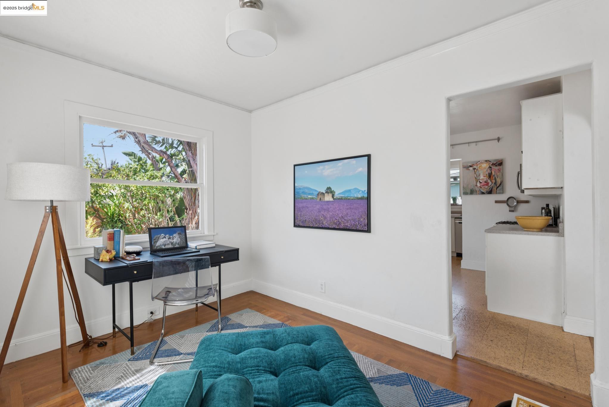 2721 Best Avenue Oakland, CA 94619 - Photo 15 of 28 Office with wood finished floors and ornamental molding