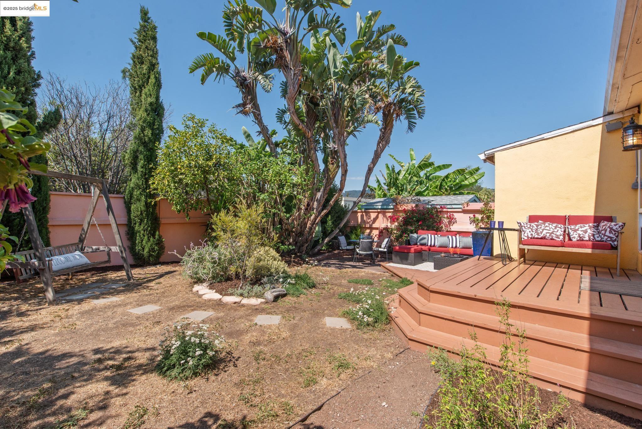 2721 Best Avenue Oakland, CA 94619 - Photo 22 of 28 View of yard featuring a deck